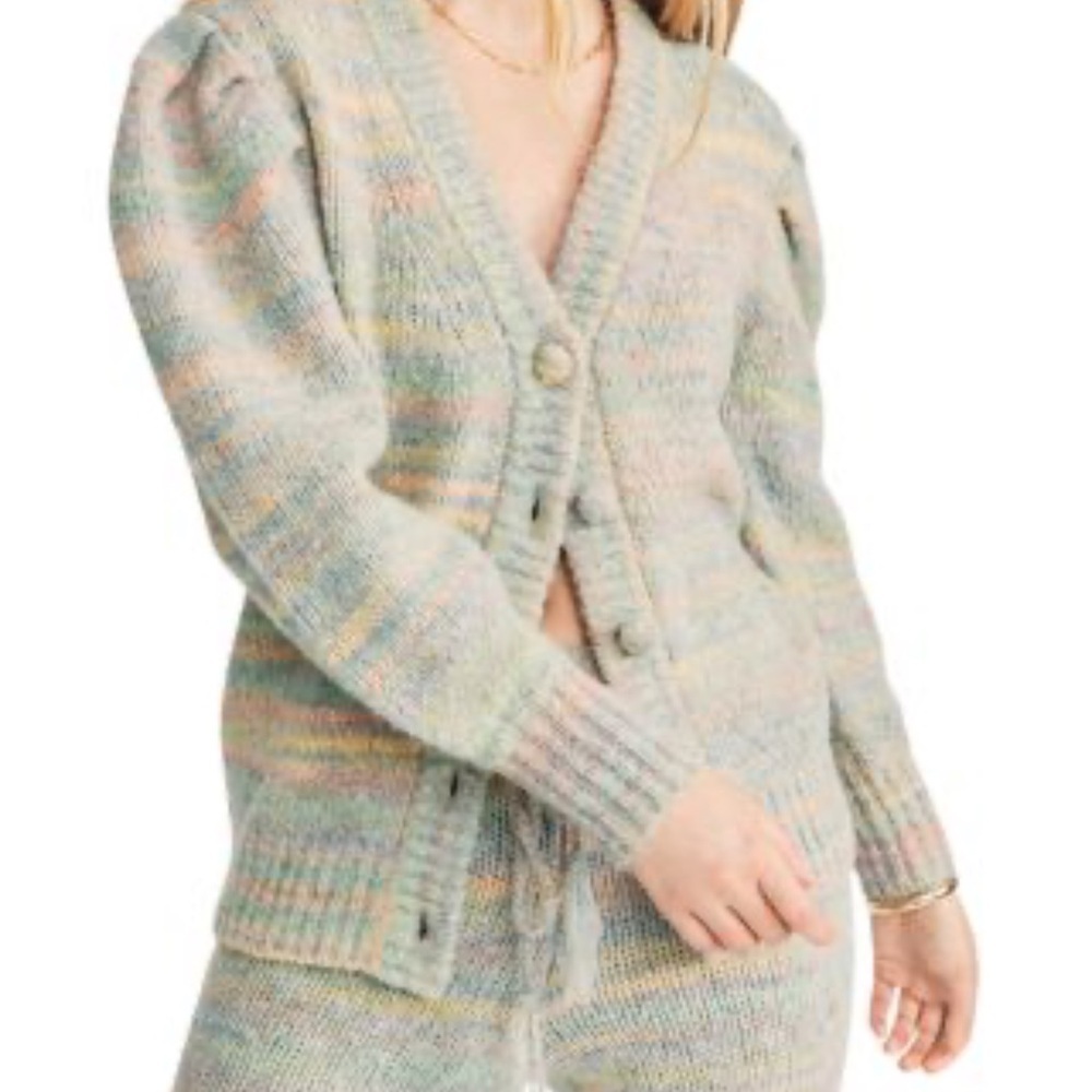 LOVE SHACK FANCY Wilford Boyfriend Cardigan Women's Sweater